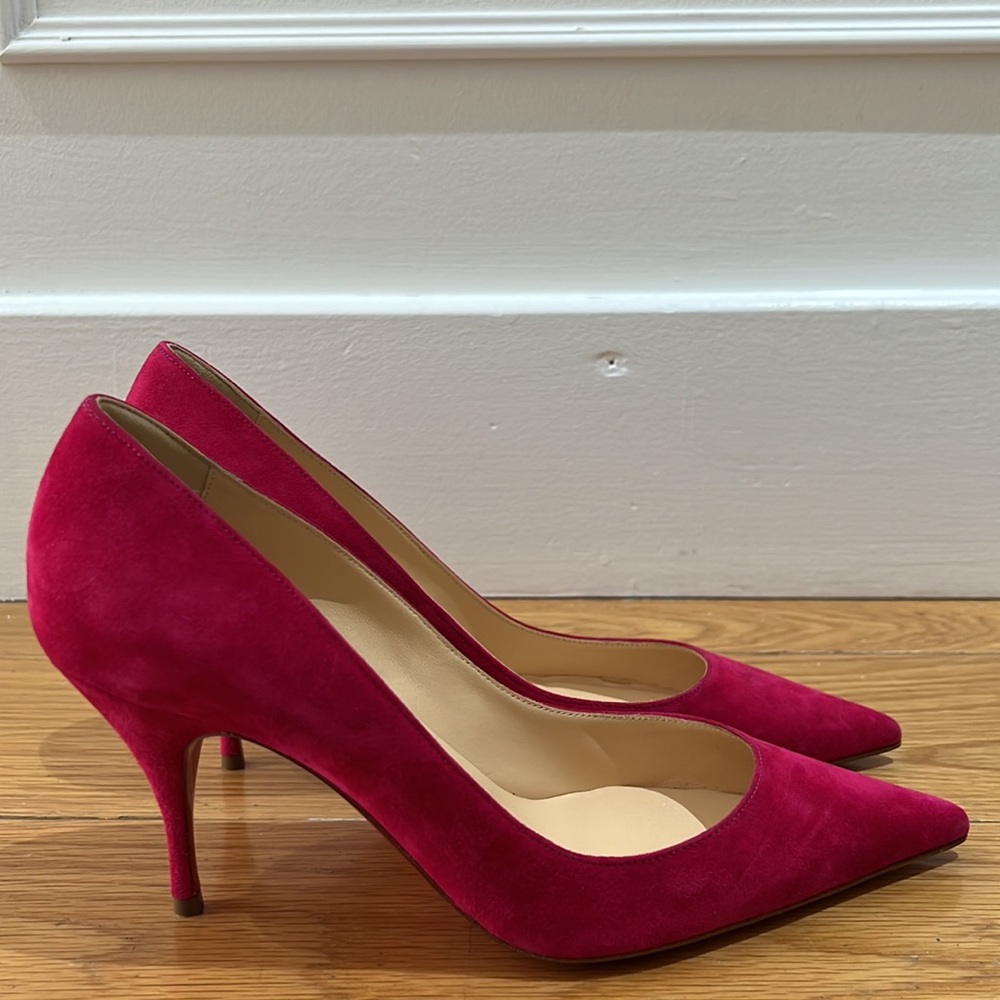 Brand New Christian Louboutin Clare 80 suede pumps